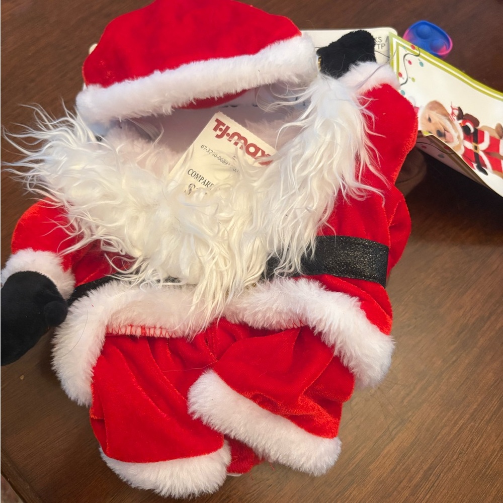 T.J.Maxx Red Santa Dog Costume